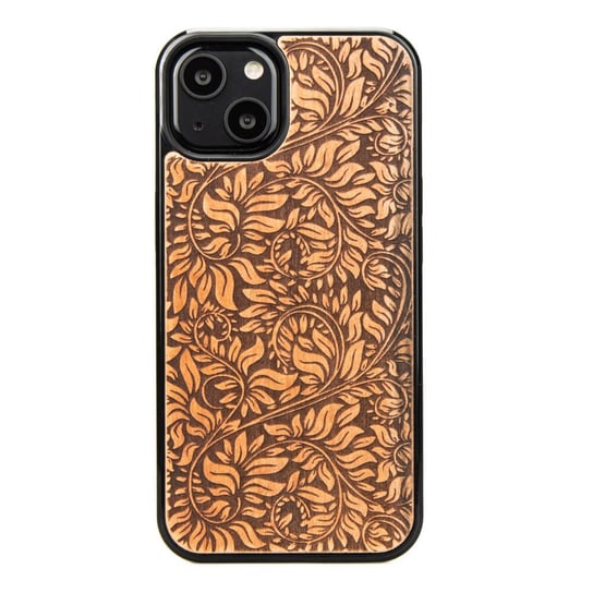 Drewniane Etui iPhone 13 LIŚCIE JABŁOŃ BEWOOD