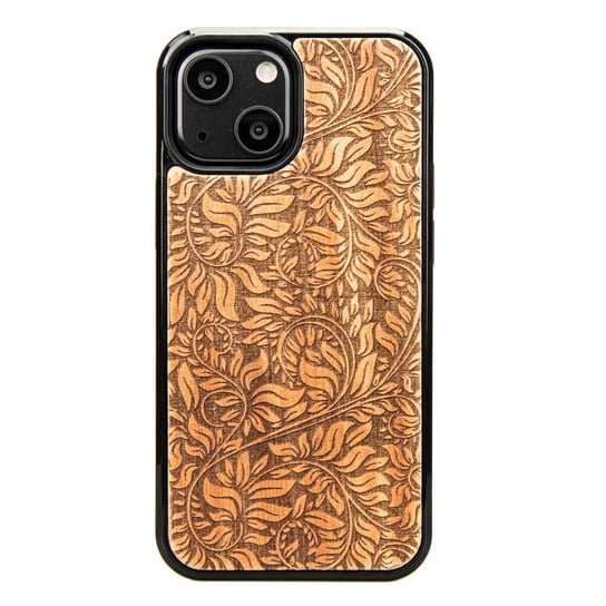 Drewniane Etui iPhone 13 Mini LIŚCIE JABŁOŃ BEWOOD