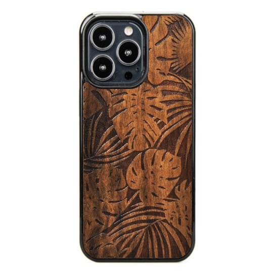 Drewniane etui iPhone 13 Pro Jungle Monstera Imbuia Forestzone ForestZone