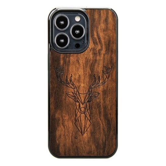 Drewniane etui iPhone 13 Pro Max Jeleń Imbuia Forestzone ForestZone