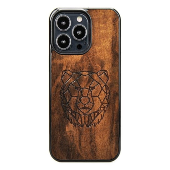Drewniane etui iPhone 13 Pro Max Niedźwiedź Imbuia Forestzone ForestZone