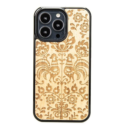 Drewniane Etui iPhone 13 Pro POLSKI FOLK ANIEGRE BEWOOD