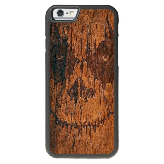 Drewniane etui iPhone SE 2020 Halloween Monster Imbuia ForestZone ForestZone