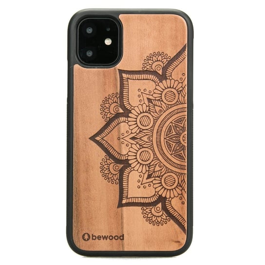 Drewniane Etui na iPhone 11 MANDALA JABŁOŃ BEWOOD