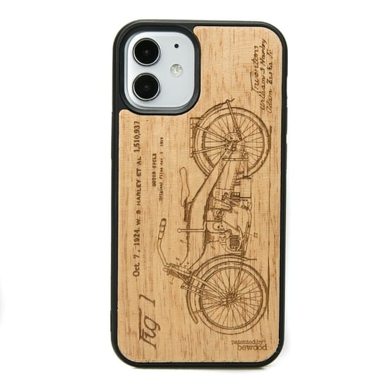 Drewniane Etui na iPhone 12 Mini HARLEY PATENT ANIEGRE BEWOOD