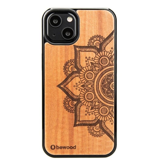 Drewniane Etui na iPhone 13 MANDALA JABŁOŃ BEWOOD