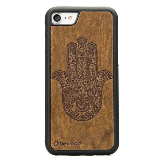 Drewniane Etui na iPhone SE 2020 HAMSA IMBUIA BEWOOD