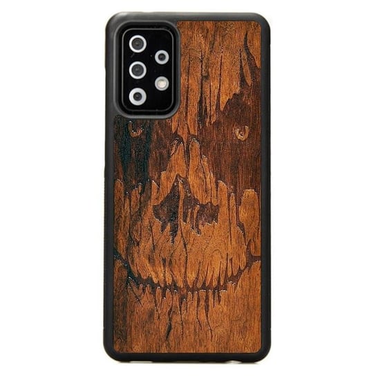 Drewniane etui Samsung Galaxy A52 5G Halloween Monster Imbuia Forestzone ForestZone