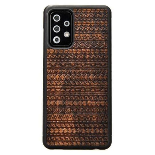 Drewniane etui Samsung Galaxy A52 5G Tatuaż Maori Imbuia Forestzone ForestZone