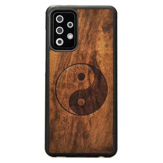 Drewniane etui Samsung Galaxy A52 5G Ying Yang Imbuia Forestzone ForestZone