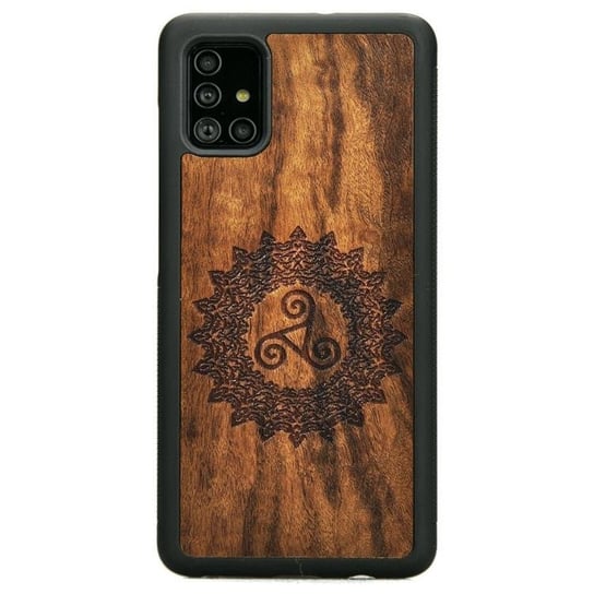 Drewniane etui Samsung Galaxy A71 5G Triskelion Imbuia Forestzone ForestZone