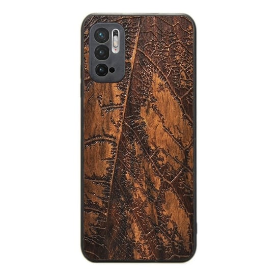 Drewniane etui Xiaomi Redmi Note 10 5G Liść Imbuia Forestzone ForestZone
