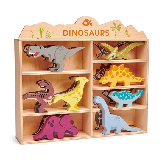 Drewniane figurki do zabawy - dinozaury, Tender Leaf Toys Tender Leaf Toys