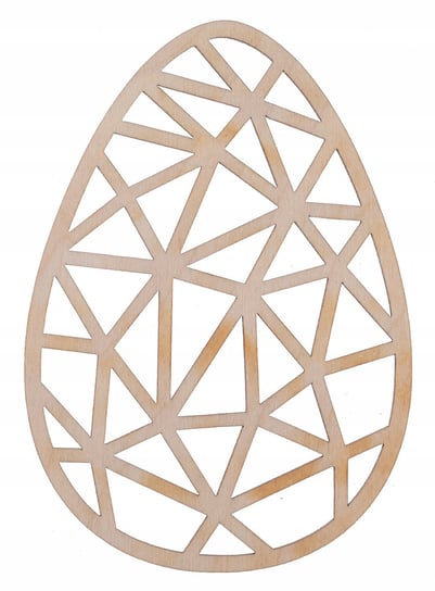 Drewniane Jajko geometryczne sklejka ażur D22 Inny producent