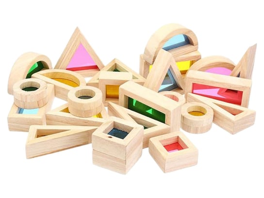 Drewniane Klocki Trójwymiarowe Lean Toys
