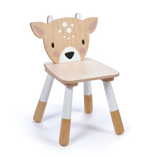 Drewniane krzesełko, Jelonek, kolekcja mebli Forest Tender Leaf Toys