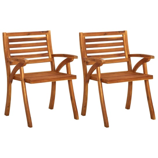 Drewniane krzesła ogrodowe, 59x59x87 cm, akacja, o Inna marka