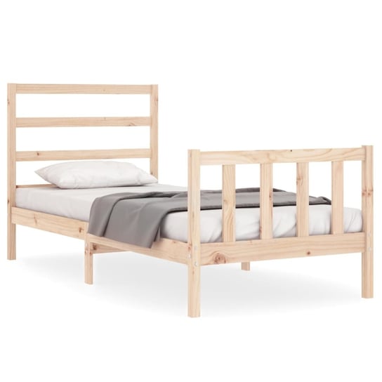 Drewniane łóżko 195,5x80,5x100 cm, sosna Inna marka