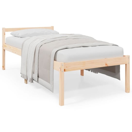 Drewniane łóżko dla seniora 195,5x80,5x70,5 cm Inna marka