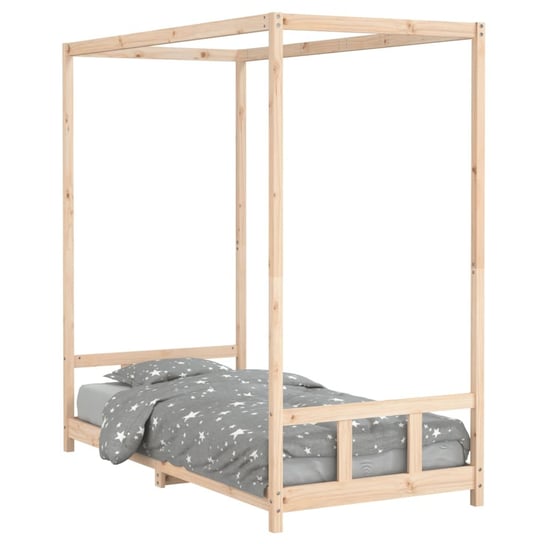Drewniane łóżko dziecięce 195x95,5cm lite sosna Inna marka