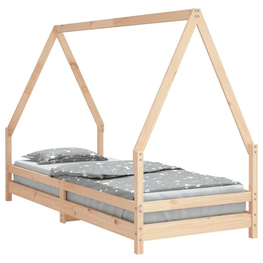 Drewniane łóżko dziecięce - 205,5 x 95,5 x 139,5 c / AAALOE Zakito