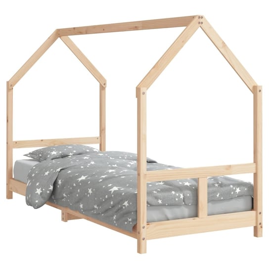 Drewniane łóżko dziecięce 80x200 cm, sosna rustika Inna marka