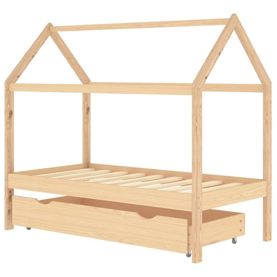 Drewniane łóżko dziecięce Dom na drzewie z szuflad Inna marka