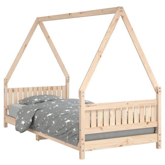 Drewniane łóżko dziecięce Domik lite drewno sosnow Inna marka