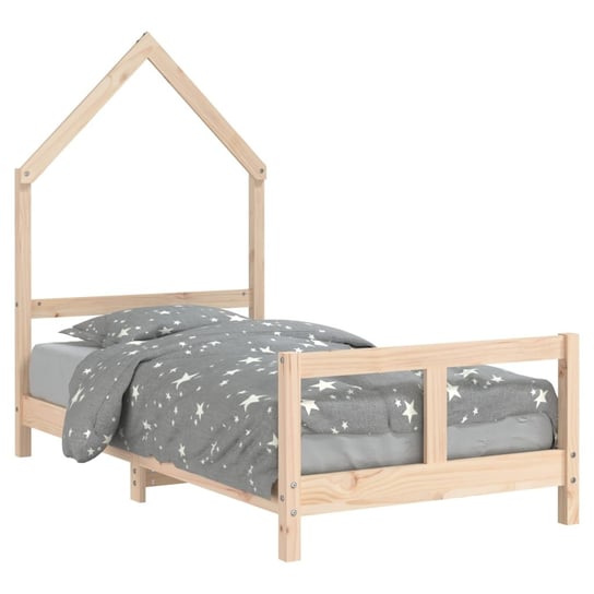 Drewniane łóżko dziecięce Domki 165,5x85,5x131 cm, Inna marka