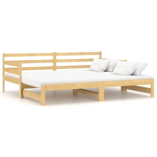Drewniane łóżko dzienne 203x183x69 cm, sosna Inna marka