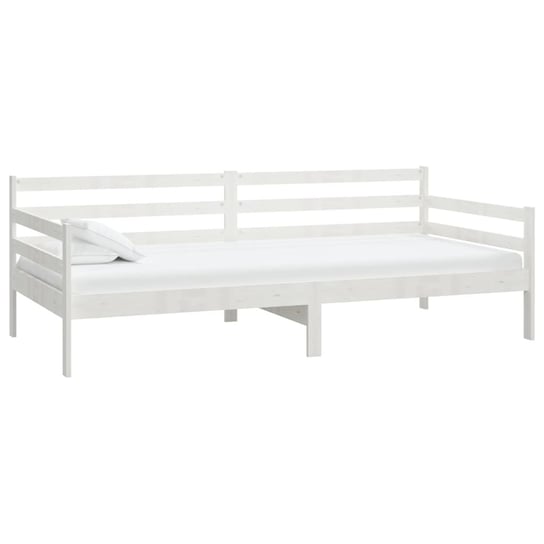 Drewniane łóżko dzienne, 204x98x70cm, białe Inna marka