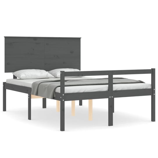 Drewniane łóżko seniora - 195,5 x 145,5 x 82,5 cm Inna marka