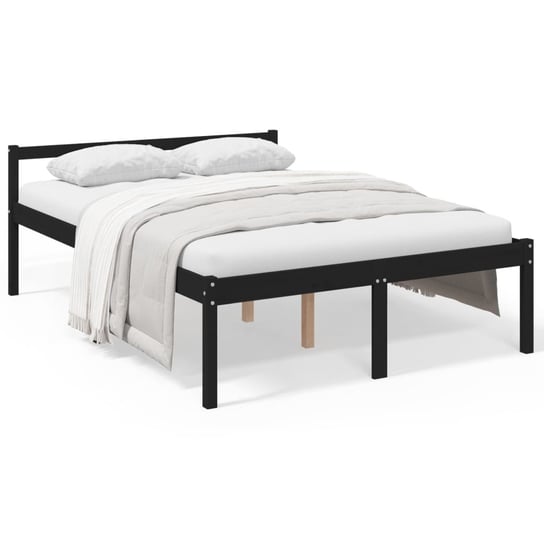 Drewniane łóżko seniora, 205,5 x 125,5 x 70,5 cm, Inna marka