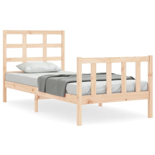 Drewniane łóżko sosnowe 195,5x80,5 cm, naturalny Zakito Europe