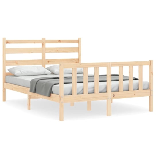Drewniane łóżko sosnowe 206x125,5x100 cm Inna marka