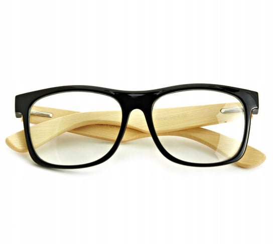 Drewniane okulary nerd z filtrem niebieskim unisex ESTILLO