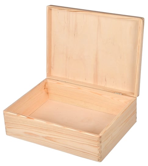 Drewniane pudełko do decoupage 40x30cm PREZENT skrzynkizdrewna