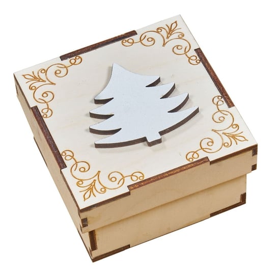 Drewniane pudełko na Boże Narodzenie Manufaktura Graweru
