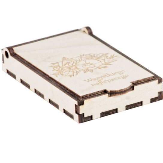 Drewniane pudełko na drobny prezent Manufaktura Graweru
