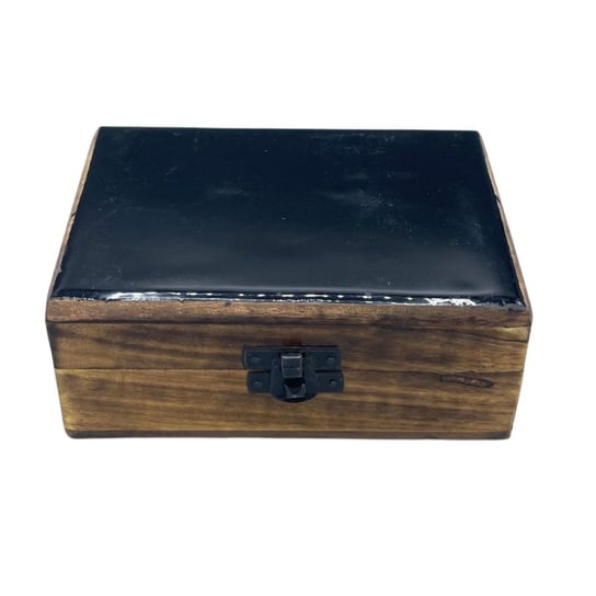 Drewniane pudełko z ceramiczną powłoką – Czerń Inna marka