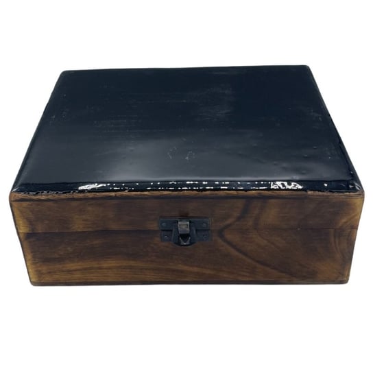 Drewniane pudełko z ceramiczną powłoką – Czerń Duże Inna marka