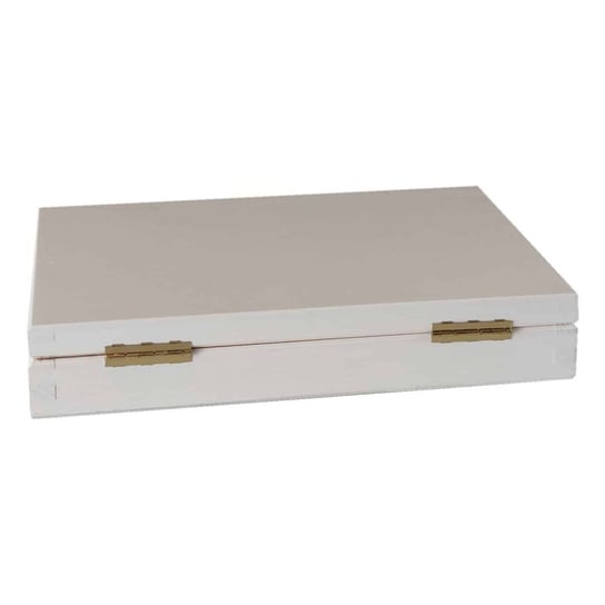 Drewniane Pudełko Z Magnesem 20X14 - Białe Inny producent