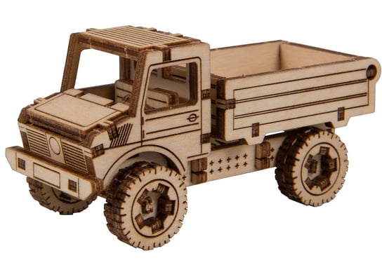 Drewniane puzzle 3D Wooden.City Superfast - Ciężarówka z naczepą Wooden.City
