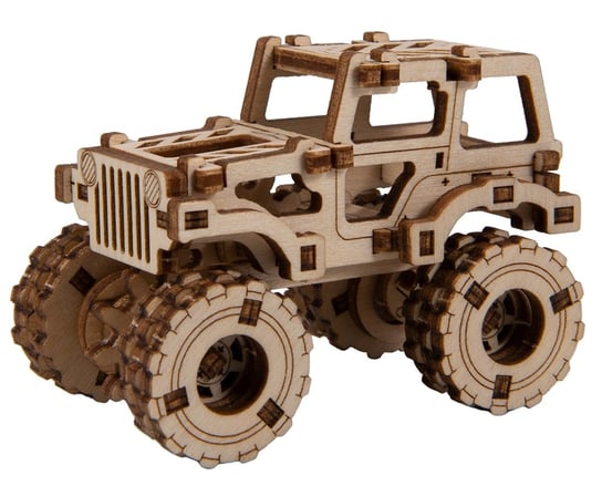 Drewniane puzzle 3D Wooden.City Superfast - Samochód Monster Truck 1 Wooden.City