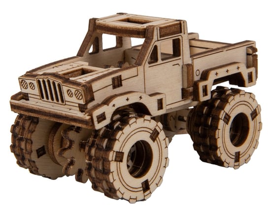 Drewniane puzzle 3D Wooden.City Superfast - Samochód Monster Truck 3 Wooden.City