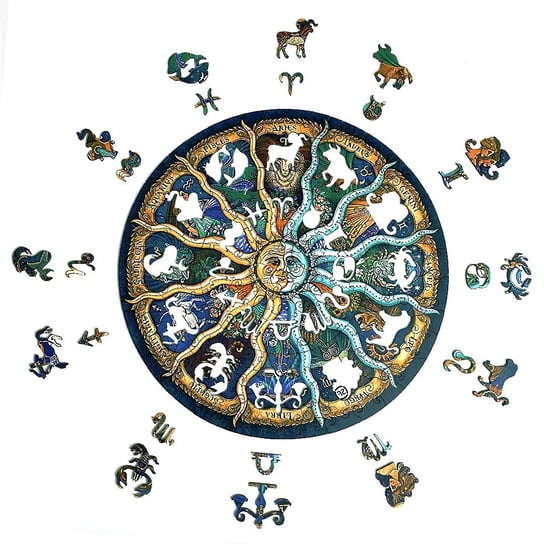 Drewniane Puzzle ZODIAK A4 Moments