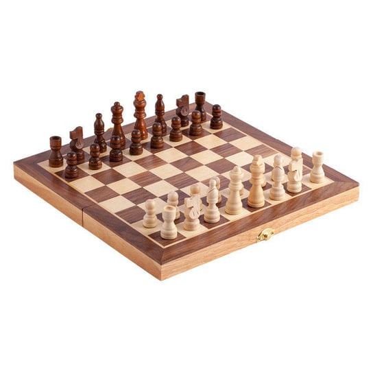 Drewniane szachy, brązowy - druga jakość Inna marka