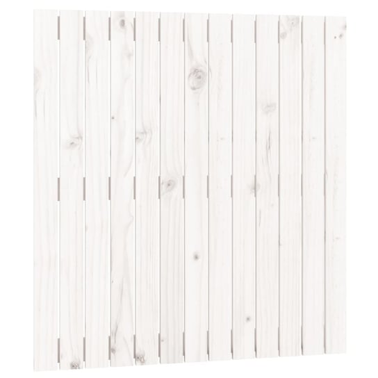 Drewniane wezgłowie łóżka, 82,5x3x90 cm, białe Inna marka