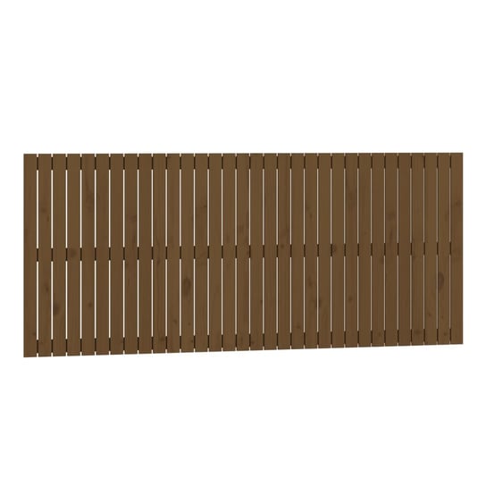Drewniane wezgłowie łóżka - miodowy brąz, 204x3x90 Inna marka