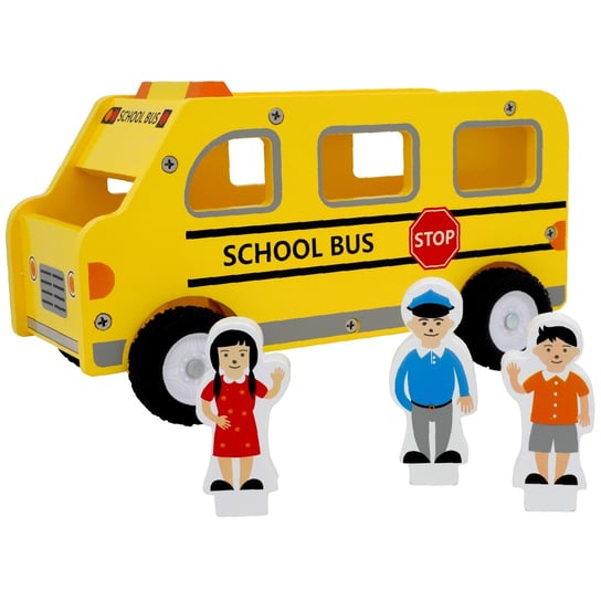 Drewniany Autobus Szkolny Pojazd Dla Dzieci Mm Inna marka
